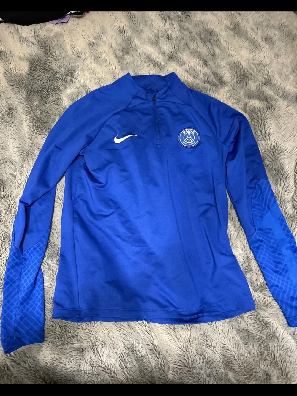 Nike Men’s Paris Saint-Germain Royal Blue Long Sleeve Training Top